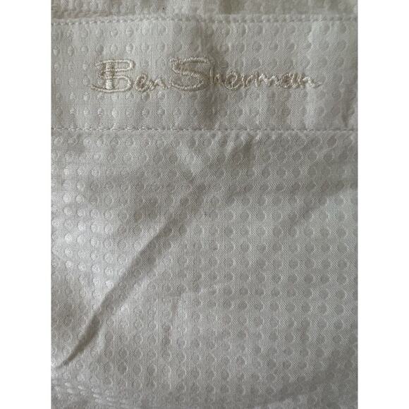 Ben Sherman Mens White Long Sleeve Button Down Shirt, Size L - Picture 4 of 5